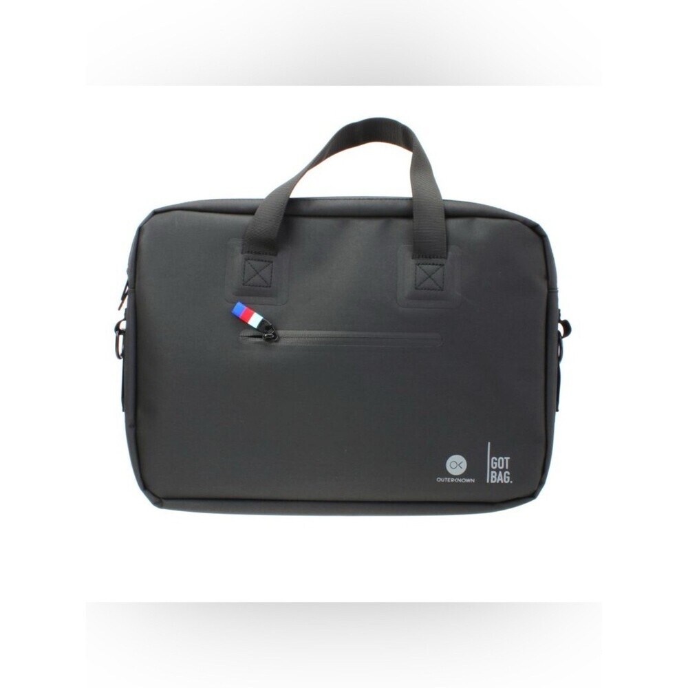 Outerknown Black GOT BAG Business Laptop Bag in black NWT